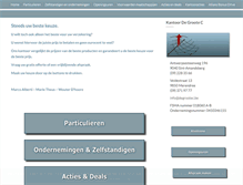 Tablet Screenshot of degrootec.be